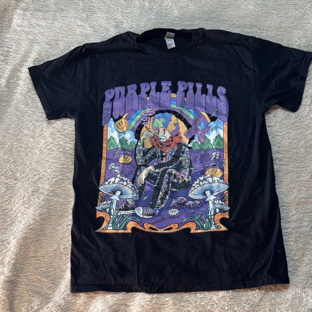 D12 Purple Pills Psychedelic Graphic
